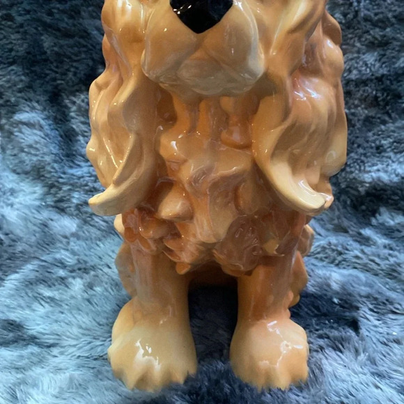 Large 10" tall realistic ceramic Spaniel dog statue/ figurine - Picture 9 of 16